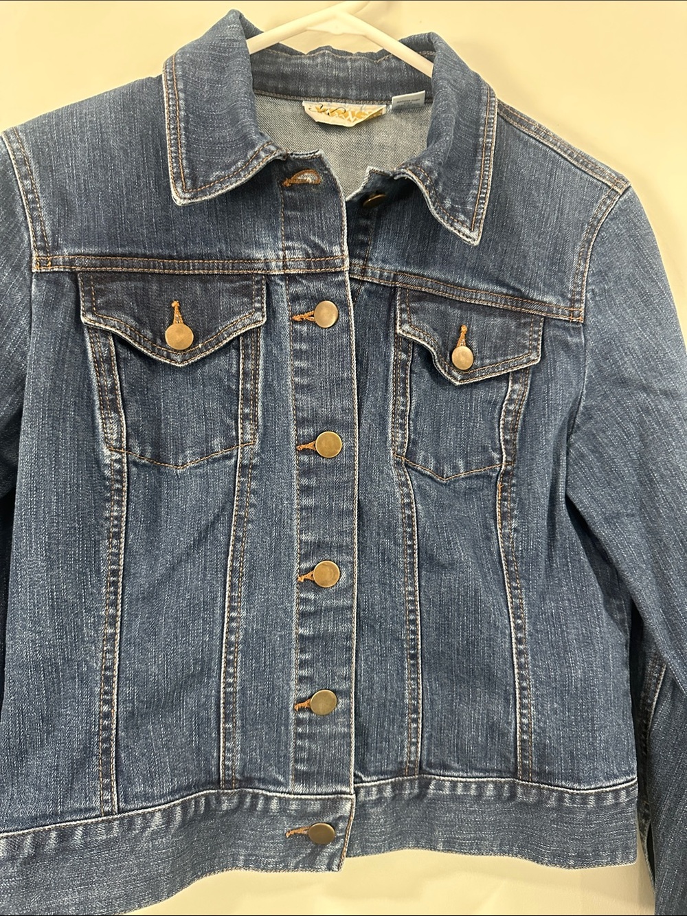 Krush Denim Jacket size M cotton blend - Picture 3 of 8